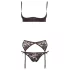 Cottelli - erotische set - 3-delig - zwart