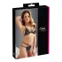 Cottelli - Open bh set - Kant - Zwart - XL