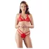 Cottelli - open bh set - kanten - rood - M