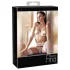 Abierta Fina - bh set - transparant kanten design - zwart - 80B/M