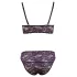 Cottelli - bh set - bloemen kant - paars - XL