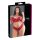 Cottelli Plus Size - zacht kanten bh-set (rood) - 3XL