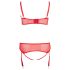 / Cottelli Plus Size - veelzijdige lingerie set (rood)