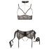 Cottelli Bondage - 5-delige kanten lingerieset - XL