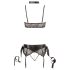 Cottelli Bondage - 5-delige kanten lingerieset - XL