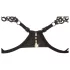 Cottelli - lingerie set - geborduurd en glanzend - zwart - L