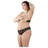 Cottelli Plus Size - bh set met parels - zwart - XL