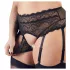 Cottelli Plus Size - lingerie set - kant - strass steentjes - zwart