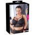 Cottelli Plus Size - Beugel-BH met kant (zwart) - 95D