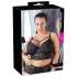 Cottelli Plus Size - kanten bh met bandjes (zwart) - 85E