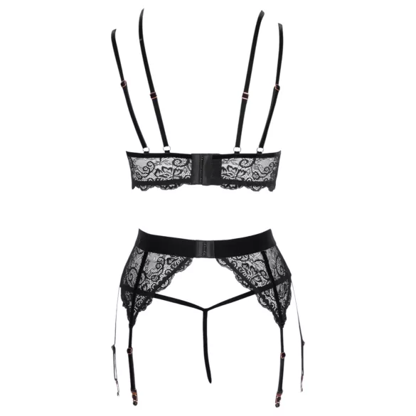 Abierta Fina - lingerie set - kant - zwart