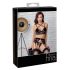 Abierta Fina - lingerie set - kant - zwart - M