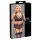 Cottelli Bondage Plus Size - kanten beha set (zwart) - 3XL