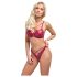 Cottelli Party - glanzend bh-set (rood)