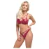 Cottelli Party - bh set - glanzend effect - rood