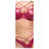 Cottelli Party - bh set - glanzend effect - rood - 80B/M