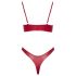 Cottelli Party - glanzend bh-set (rood) - 80B/M
