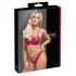 Cottelli Party - bh set - glanzend effect - rood - 80B/M