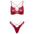 Cottelli Party - glanzend bh-set (rood) - 85B/L