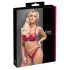 Cottelli Party - glanzend bh-set (rood) - 85B/L