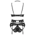 Obsessive Alessya - kanten lingerieset (zwart)