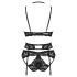 Obsessive Alessya - kanten lingerieset (zwart) - M/L