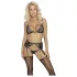 Kissable - verleidelijk lingerie set (zwart)
