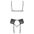 Kissable - verleidelijk lingerie set (zwart)