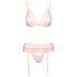Kissable - lingerie set - kanten details - roze