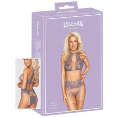 Kissable - lingerie set - kanten - paars - L/XL