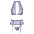 Kissable - kusbare kanten lingerie set (paars) - L/XL
