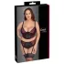 Cottelli Plus Size - verstelbare bh-set (rood)