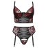 Cottelli Plus Size - beha-set (rood) - 90C/XL