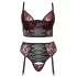Cottelli Plus Size - bh set - rood - grote maten - 90C/XL