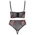 Cottelli Plus Size - beha-set (rood) - 90C/XL