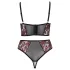 Cottelli Plus Size - bh set - rood - grote maten - 90C/XL