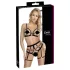 Cottelli - tweedelige bodyharnas set - zwart