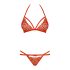 Obsessive 838-SET-3 - rode kanten bh-set met bandjes - L/XL
