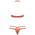 Obsessive 838-SET-3 - rode kanten bh-set met bandjes - L/XL