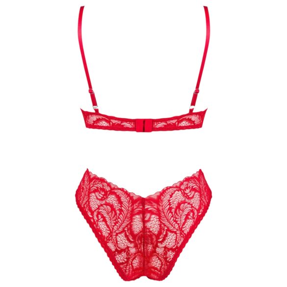Obsessive Atenica - kruislingerie set (rood)