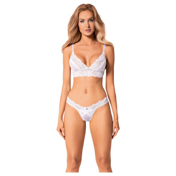 Obsessive Set Heavenlly - kanten bh-set (wit) - M/L