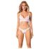 Obsessive - bh set - kanten lingerie - wit - M/L