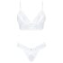 Obsessive Set Heavenlly - kanten bh-set (wit) - M/L