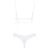 Obsessive - bh set - kanten lingerie - wit - M/L