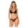 Obsessive - bh set - kant en mesh - zwart - XL/XXL