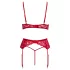 Cottelli - kerst bh set - kant - rood