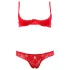 Cottelli - Bh set - Verleidelijke bustehouder met string - Zwart