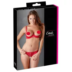   Cottelli - Bh set - Verleidelijke bustehouder met string - Zwart - 80B/M
