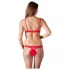 Cottelli - Bh set - Verleidelijke bustehouder met string - Zwart - 80B/M
