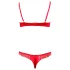 Cottelli - Bh set - Verleidelijke bustehouder met string - Zwart - 85B/L